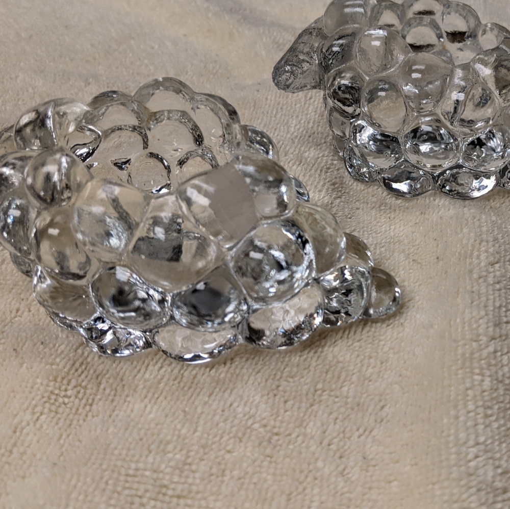 2 Vetreria Etruscan Grape candle votive Holder